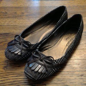 Red Camel brown plaid flats